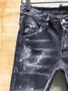 Män Designer Jeans Denim Svarta Ripped Byxor Herr Italien Mode Brand New Arrivals Rea