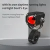 Motorcycle LED phares Projecteur Lens Double couleur stroboscope ATV Scooter Placé de conduite Bulbe Motorcycle Spotligh