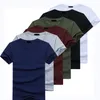 FALIZA 6 pezzi / lotto T-shirt da uomo moda di alta qualità T-shirt casual manica corta per uomo T-shirt in cotone tinta unita Abbigliamento estivo 220520