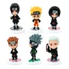 6 pezzi lotto Sasuke Gaara Uchiha Madara Figura 78 cm 2 Mini figurine di base per personalità di stile 220815