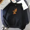 Kadın Hoodies Sweatshirts Kadın Büyük Boyutlu Sevimli Köpek Baskı Sweatshirt Harajuku Üst Giysiler Kapüşonlu Kadın Kış Kadınlar Uzun Kollu