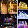 Fairy Led String Lights Remote Control Timer Twinkle String Light 10m USB of batterij 8mode voor bruiloft Kerstdecor