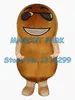 Costume de poupée mascotte mascotte gros costume de mascotte d'arachide taille adulte dessin animé thème de noix costumes d'arachide carnaval déguisements pour Noël Halloween ho