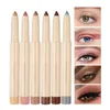 Più nuovo elegante 22 colori Nightclub Eye Shadow Pen Portable Dual-purpose Rasatura Eyeliner Stick Popolare Trucco degli occhi Cosmetici all'ingrosso ZL1286