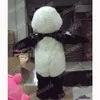 Traje de mascote de halloween panda