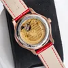 Diâmetro do relógio feminino de moda de alta qualidade 35mm 316 Caso de aço inoxidável Caixa de cerâmica Cerâmica Movimento mecânico automático Gem Mirror Life