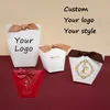 Lbsisi Life Custom Candy Cookies Bags Diy Wedding Gift Boxes Cake Box Print Aangepast Packing 220704
