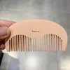 Designer di marchi di moda Basvelle per capelli a pettine in legno Pocket Love Lovely Pink Wood Combs Brush Brush Care Styling Tool Tools