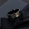 Bröllopsringar etniska titanstål svarta militära män man punk tre-färg kamouflage ring camo män smycken anel maskulinowedding