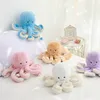 18 cm créatif mignon pieuvre baleine poupées en peluche petit pendentif mer Animal jouets enfants bébé cadeaux