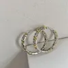 Choucong Clip Earring Simple Fashion Jewelry 18K White Gold Fill Fill Rund Cut White Topaz Cz Diamond Gemstones Women Wedding Earring 317L