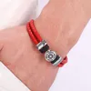 Charm Bracelets Fashion Double Braided Leather Men Stainless Steel Shield Anchor Rudder Bangle Male Jewelry Handmade Gift SP1335Charm Inte22