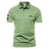 Saf renkli polo gömlek erkekler yaz varış gündelik kısa kollu gömlek golf kıyafetleri iş kıyafetleri 220615