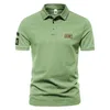 Polo in puro colore Uomo Estate Arrivo Casual Camicia a maniche corte Abbigliamento da golf Abbigliamento da lavoro Abbigliamento Top 220615