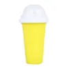 Autres verres Été Réutilisable Tasse en silicone personnalisée Crème créative Squeeze Slushy Maker Ice Cup SN4325