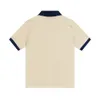 Мужские футболки-поло с круглым вырезом, летняя одежда в полярном стиле с вышивкой и принтом из уличного чистого хлопка q2e Лучшее качество