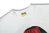 2022 maglietta maschile Designer magliette camicie squarta finta carta con cerniera stampare abiti da cartone animato maglietta grafica magliette da donna colorate camicia tintura tintura camuffato marmorizzato a6