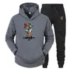 Men's Tracksuits 2023 basketball dunk Sport Wear Hoodie & Sweatpants High Quality Solid Color Hooded Long sleeve Joggers Sweatpants Suit Tracksuit