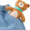 Set di abbigliamento Abbigliamento per bambini 1 2 3 4 anni Moda per ragazzi Orso Ornamento T-shirt Pantaloni blu Pezzi Maniche lunghe Costume Tuta per bambini