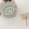 Conjuntos de roupas Smile Smile criança menino menina de algodão Solid Solid Manga Camiseta Plaid PP Bloomers 2pcs/Set Born Girls meninos roupas