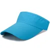 여름 통기성 에어 태양 모자 남성 여성 조정 가능한 바이저 UV 보호 탑 빈 단단 스포츠 골프 달리기 선 스크린 모자