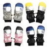 Cinq doigts gants 1 paire enfants Ski hiver tissu imperméable épaissir chaud enfants garçons filles mitaines d'extérieur7-14 ans