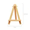 Mini display in legno da cavalletto per pittura treppiede supporto da tavolo supporto per piccole tele biglietti da visita segni Pos XBJK22078873864