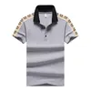 Polo da uomo 7XL 8XL Camicia da uomo in cotone a maniche corte a contrasto di colore Estate T per uomo Moda Casual Tops Tees