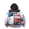 designerska puffer kurtka parkas męskie kurtki z kapturem zimowy styl dla mężczyzn Kobiety Windbreaker Płaszcz Długie rękawy moda z zamkiem błyskawicznymi literami haftowana kurtka północna