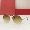 Новые 00581 Мужчины и женщины квадратные солнцезащитные очки металлические рамки Популярные ретро UV400 линзы высочайшего качества защита глаз классический стиль подарочная коробка