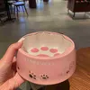 Starbucks Pet Bowl Spot Cherry Blossom Pulverkatze Klaue Schüssel Trinkwasserschüssel Keramik Katze und Hundeprodukte
