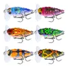 NIEUW 6PCS/KIT Insecten Minnow Baits Fishing Lures Kit Cicada Freshwater Crank Baits 4G 4 cm Floating Isma Artificial hard plastic aas K1649