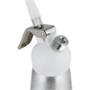 Dispensador de ferramentas de sorvete 500ml, chicote de creme artesanal com bicos de decoração feitos de alumínio