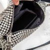 Abendtasche Ring Kette Diamant Tasche Damen Luxus Designer Glänzende Strass Kristall Clutch Geldbörse und Handtasche für Hochzeit Party 220622