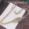 Gioielli designer di catene d'oro La collana da donna designer di compleanno giratine donne alfabeto dongjewelrys lussuoso gioielleria