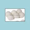 7Cm Wool Dryer Balls Natural Fabric Softener 100% Organic Reusable Ball Laundry For Static Reduces Drying Time Drop Delivery 2021 Other Prod