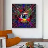 Het Oog Van Moderne Creatieve Wijsheid Doek Wall Art Schilderen Voor Woonkamer Decoratieve Muur Toile Art Affiche En impressions