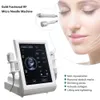 Micro agulha Gold Gold RF Microneedling Máquina de beleza Faccional Microneedle Radiofrequency Equipamento para rejuvenescimento da pele e levantamento de pescoço de rugas no pescoço