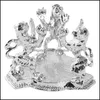 Autre décor à la maison jardin présentoir en métal support de boule de cristal support de roche support d'oeuf de pierre précieuse décoration de table de base livraison de goutte appropriée