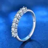 2022 nuove donne Moissanite fila anello set anello anello chiuso moda argento sterling 925 gioielli temperamento di alta qualità regalo G220510