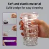 Masturbation puissante tasse adulte mâle masturbateur automatique télescopique Rotation forte ventouse poussée fellation sexy jouets pour hommes