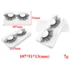 6d 25mm Fluffy False Ögonfransar Mjuk Bekväm ögonfransförlängning Stor grymhet Gratis Faux 3D Mink Lash Makeup