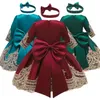 Children's autumn and winter long-sleeved princess dress baby girl year costume 1-8 years children's wear LJ201221