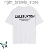 Cole Buxton Minimalist Designer Slogan Print Short Sleeve T-Shirt W220811