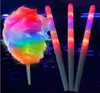 28x1.75 cm kleurrijke feest LED licht stick flashgloed suikerspinstick stick flitsende kegel voor vocale concerten nachtfeesten fy5031 0811