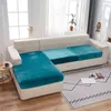 Dikke fluweel vaste kleur elastische bescherming sofa kussenomslag gepersonaliseerde kusseninstallatie slijtvast en wasbaar L220608