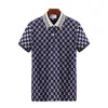 Men Polo Summer Italy Designer Polos Clothing Men عالية الجودة رسالة T-Shirt Lapel Ladies Tees Top M-3XL 99