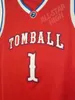 XFLSP # 1 Jimmy Butler Tomball High School Rembe Basketball Jersey Shist Charged Usgized Любое имя и номер