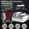 Pro Emslim RF Zayıflama Kas Binası Makine Vücut şekillendirme EMS Elektromanyetik Kas Stimülasyonu Yağ Yanan Heykel Hakkili Kaldırma Neo Terapi Ev Kullanımı
