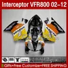 Honda Interceptor VFR 800RR 800 VFR800 RR CC New Repsol VFR800RR 02 2002 2003 2004 2005 2006 2007 129NO.110 800cc 02-12 Bodywork VFR-800 08 09 10 11 12 Fairing